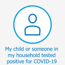 My child or someone in my household tested positive for covid-19 